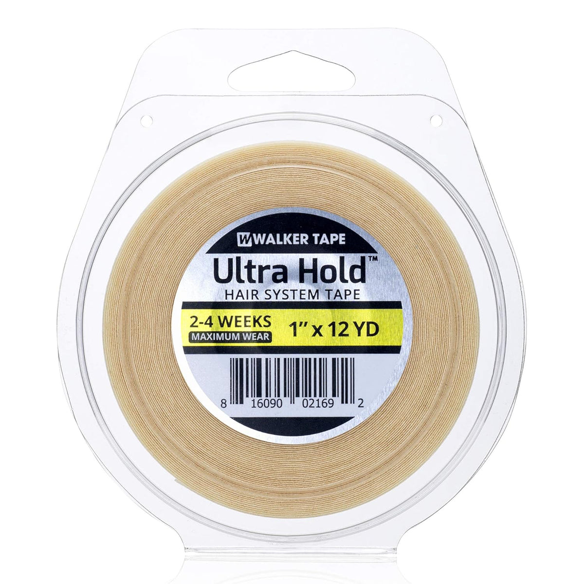 Walker Tape Ultra Hold Tape Großrolle, 1 Zoll x 12 Yards