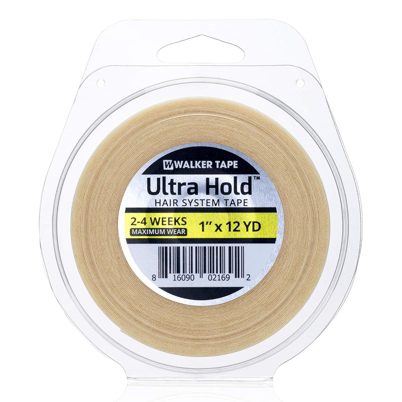 Walker Tape Ultra Hold Tape Großrolle, 1 Zoll x 12 Yards